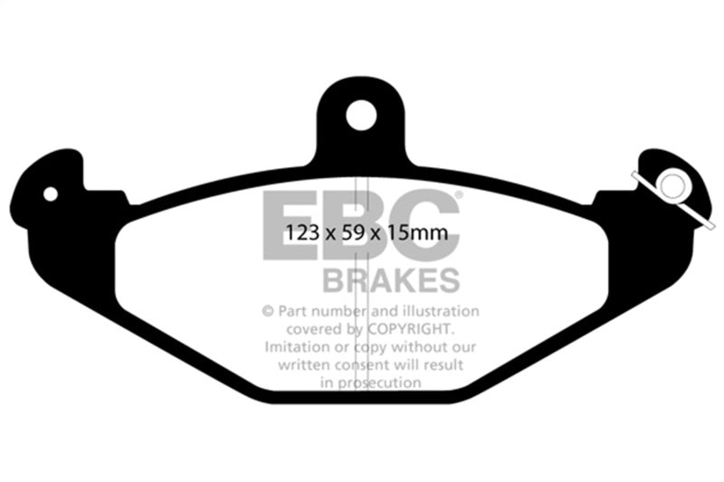 EBC 08+ Lotus 2-Eleven 1.8 Supercharged Ultimax2 Rear Brake Pads