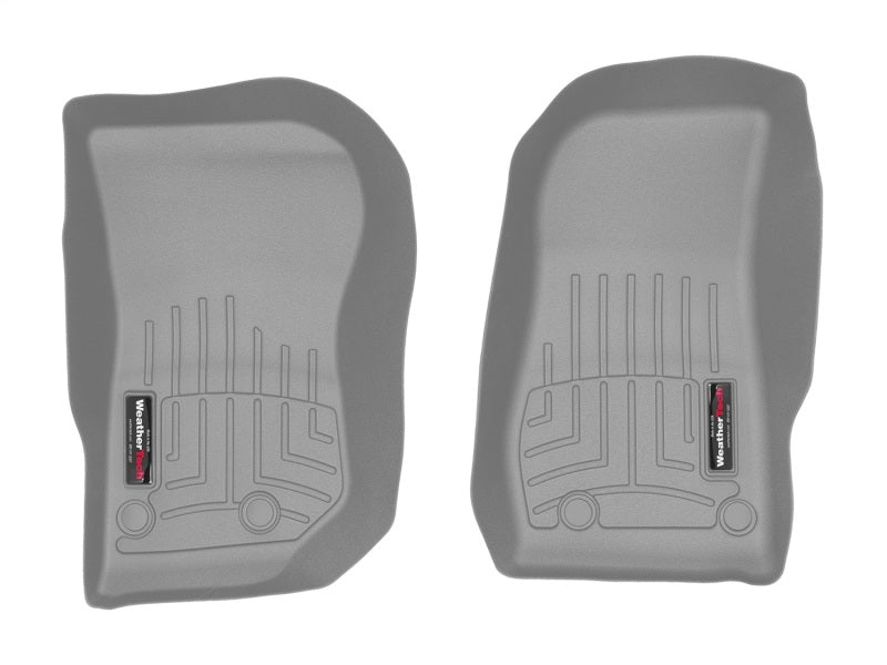 WeatherTech 14+ Jeep Wrangler Front FloorLiner - Grey