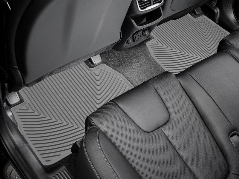 WeatherTech 19-20 Hyundai Santa Fe Rear Rubber Mats - Grey