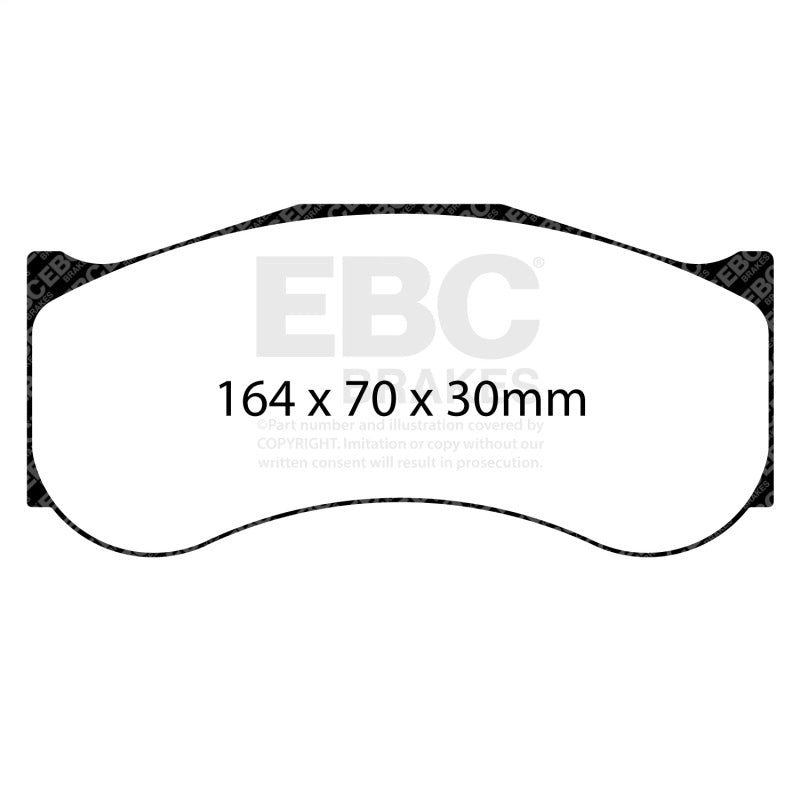 EBC Racing AP Racing CP6268 D62 SR-11 Sintered Race Front Brake Pads