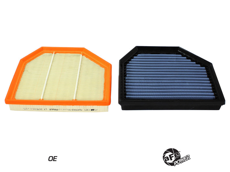 aFe MagnumFLOW OEM Replacement Air Filter PRO 5R 2015 BMW M3/M4 (F80/F82) 3.0L S55 (tt) Qty. 2