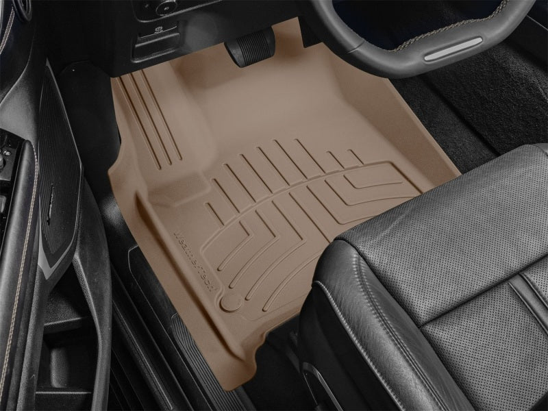 WeatherTech 22-23 Jeep Grand Wagoneer / Wagoneer (WS) Front FloorLiner HP - Tan