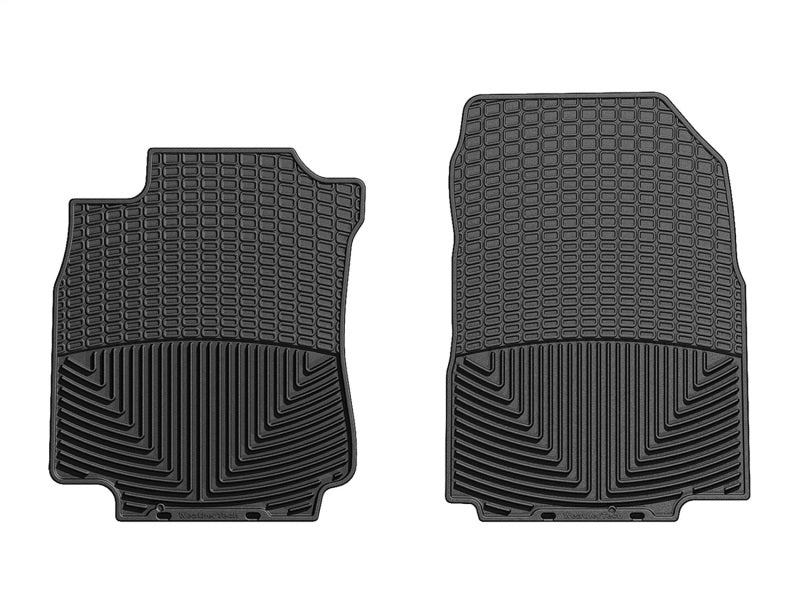 WeatherTech 07-11 Nissan Versa Front Rubber Mats - Black