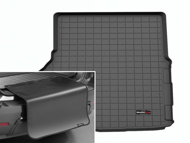 WeatherTech 2024 Ford Mustang (Convertible) Cargo Liner w/Bumper Protector - Black