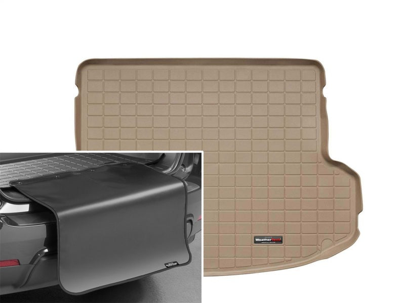 WeatherTech 10-15 Hyundai Tucson Cargo With Bumper Protector - Tan