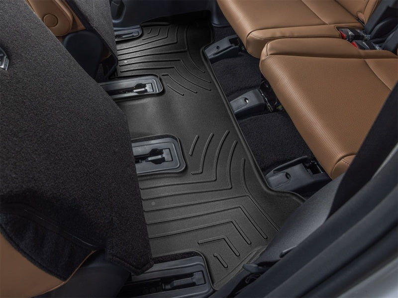 WeatherTech 24-26 Hyundai Santa Fe Rear FloorLiner HP - Black