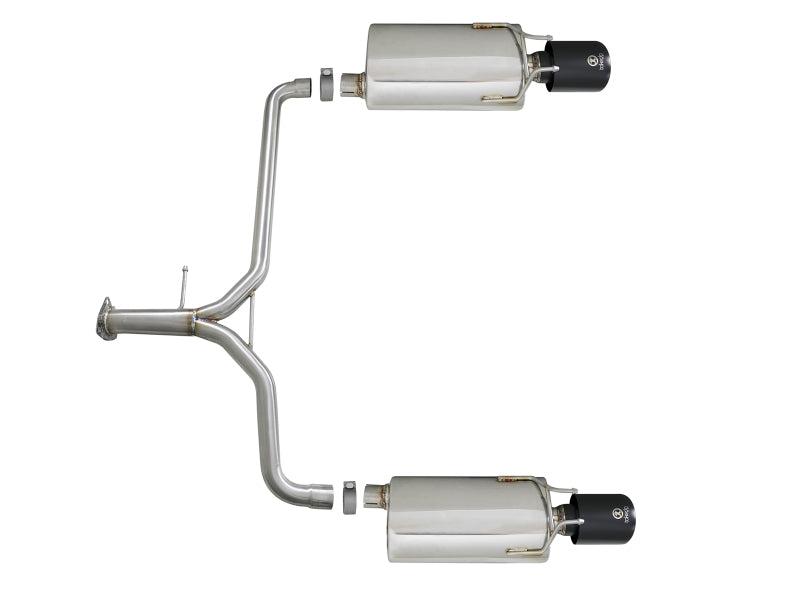aFe Takeda 2.25-1.75in 304 SS Axle-Back Exhaust w/ Black Tips 13-17 Honda Accord Sport Sedan I4-2.4L