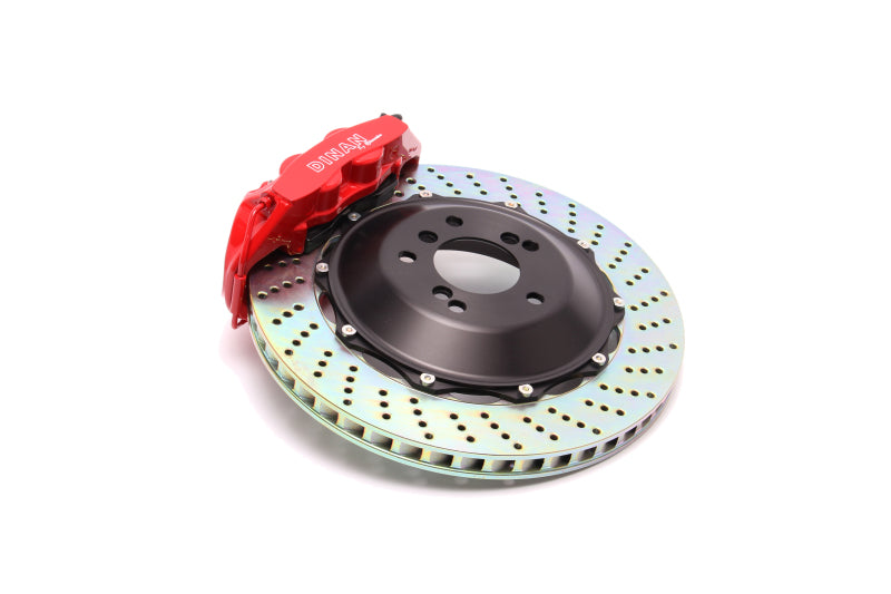 Dinan 08-13 BMW 1M/M3 (E82/E90/E92/E93) Red Caliper/Drilled Brake Set - Front