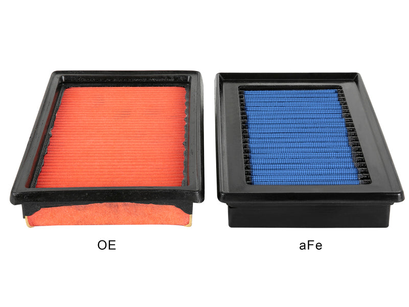aFe MagnumFLOW OE Replacement Air Filter w/ Pro 5R Media (Pair) 14-19 Infiniti Q50 V6-3.5L/3.7L