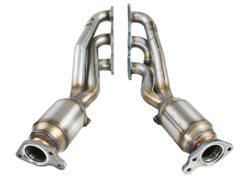 aFe 05-11 Toyota Tacoma V6-4.0L Twisted Steel 409 Stainless Steel Long Tube Header w/ Cat