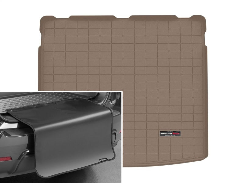 WeatherTech 2018+ Volkswagen Tiguan Cargo With Bumper Protector - Tan