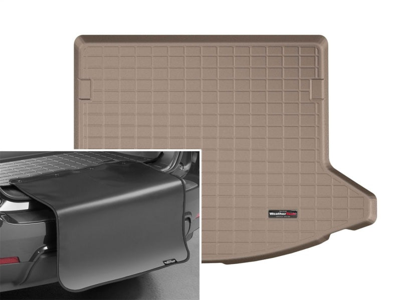 WeatherTech 2017+ Mazda CX-5 Cargo Liner w/ Bumper Protector - Tan