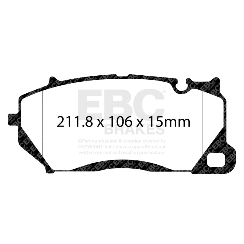 EBC Racing 2020+ Audi RS6 4.0TT Front RP-X Brake Pads