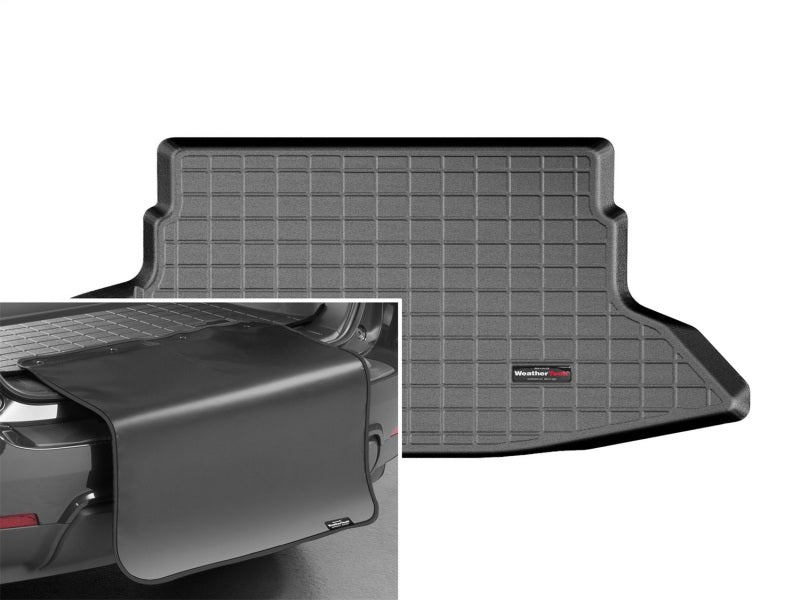 WeatherTech 2011+ Nissan Juke Cargo With Bumper Protector - Black