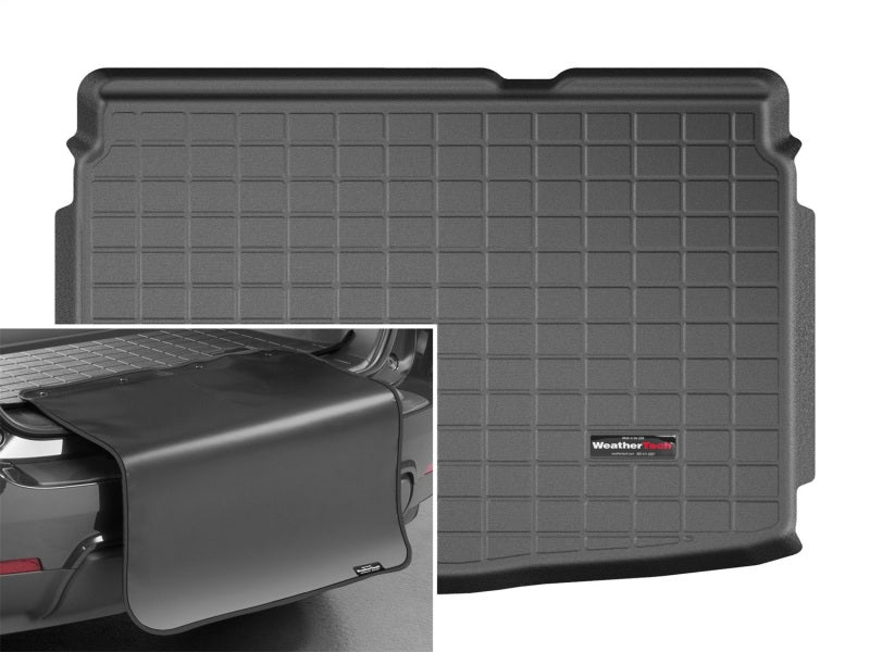 WeatherTech 2020+ Kia Soul Cargo With Bumper Protector - Black