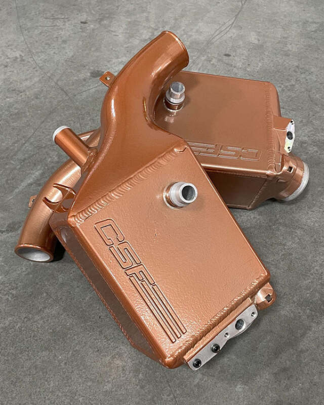 CSF 16-21 BMW M5 (F90) / 17-21 BMW M8 (F91/F92/F93) Twin Charge-Air-Cooler Set - Vintage Rose Gold
