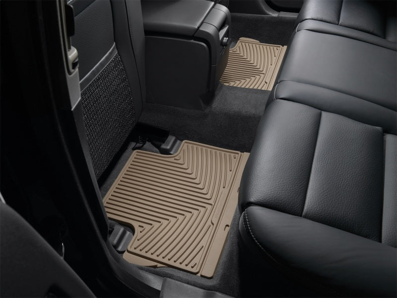 WeatherTech 07+ Volvo S80 Rear Rubber Mats - Tan