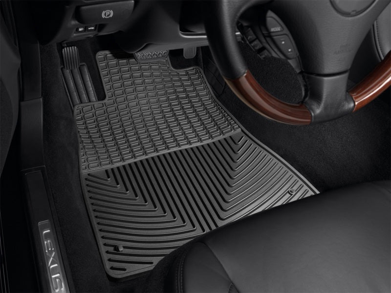 WeatherTech 02+ Lexus SC 430 Front Rubber Mats - Black