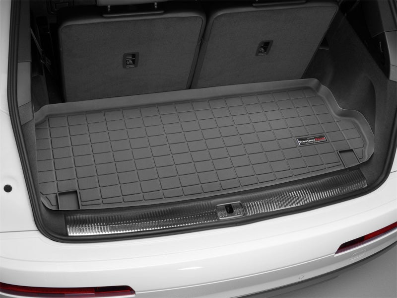 WeatherTech 2017+ Audi Q7 Cargo Liners (Behind 3rd Row) - Black