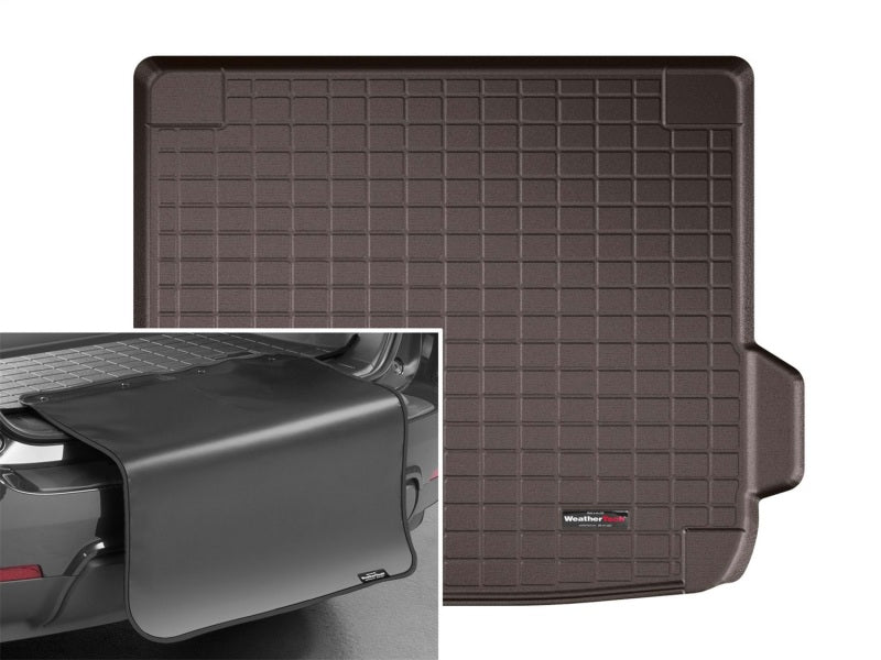 WeatherTech 2020+ BMW X4 30i Cargo With Bumper Protector - Cocoa
