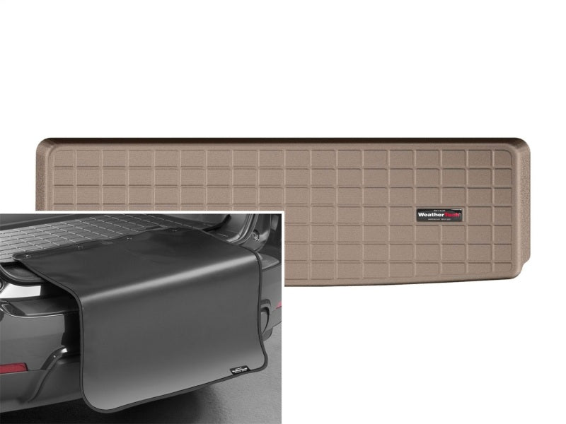 WeatherTech 15+ Cadillac Escalade/Chevy Tahoe/GMC Yukon Cargo Liner w/ Bumper Protector - Tan