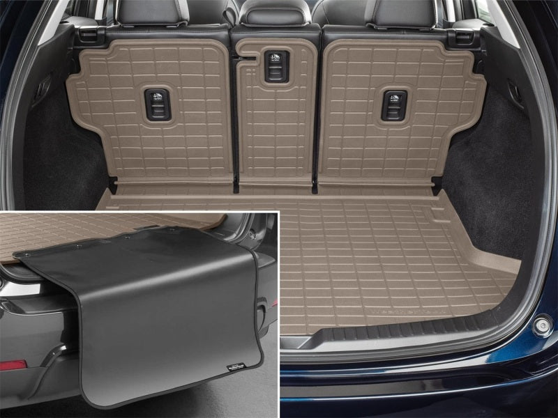 WeatherTech 17-21 Mazda CX-5 Seatback Cargo Liner HP w/Bumper Protector - Tan