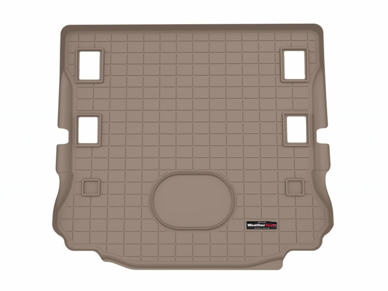 WeatherTech 2015+ Jeep Wrangler Cargo Liner - Tan (Works w/Alpine Premium 9-Speakers)