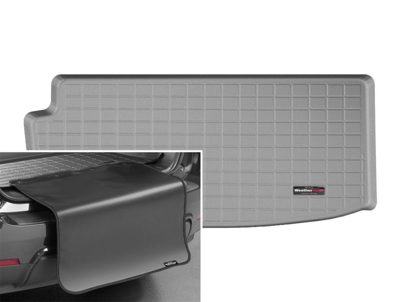WeatherTech 2018+ Chevrolet Traverse Cargo With Bumper Protector - Grey