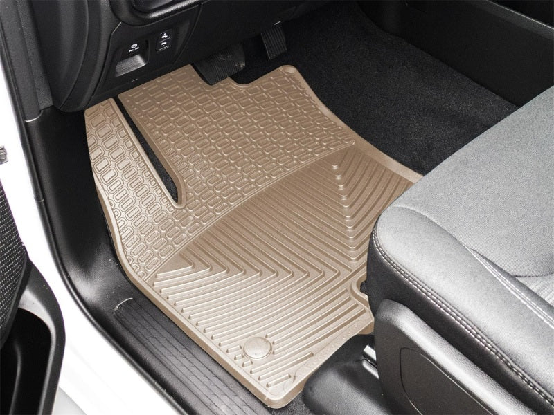 WeatherTech 2025 Ram Truck 1500 (Incl. RHO) CC/QC (No Vinyl) Front All-Weather Floor Mats - Tan