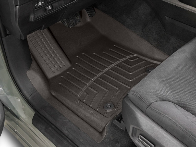 WeatherTech 2022+ Toyota Tundra Crewmax (incl. Hybrid) Front FloorLiner HP - Cocoa