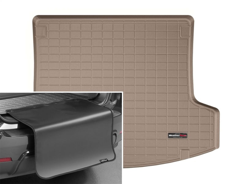 WeatherTech 2019+ Acura RDX Cargo Liner w/ Bumper Protector - Tan