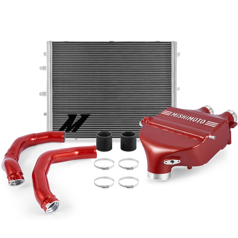 Mishimoto 15-20 BMW F8X M3/M4 Performance Air-to-Water Intercooler Power Pack - Sakhir Orange