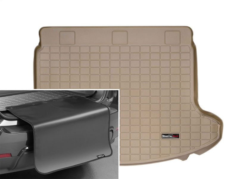 WeatherTech 14-15 Nissan Rogue Select Cargo Liner w/ Bumper Protector - Tan