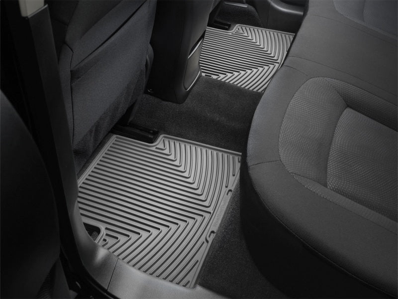 WeatherTech 08-13 Nissan Rogue Rear Rubber Mats - Grey