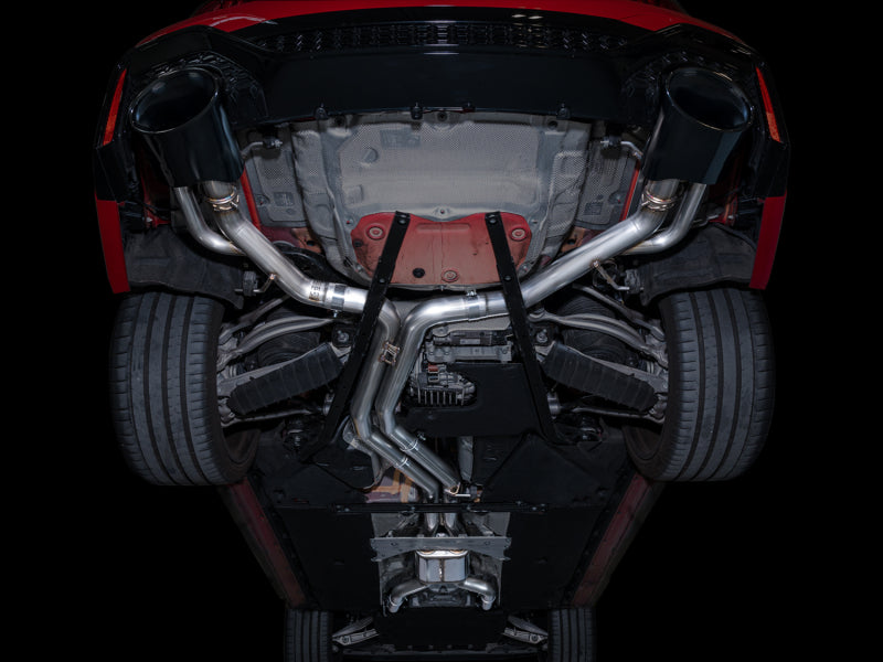AWE Tuning 21-23 Audi C8 RS6/RS7 SwitchPath Cat-Back Exhaust - Diamond Black Tips