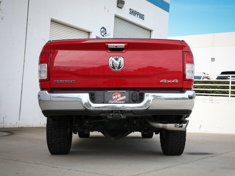 aFe MACHForce XP 4in Exhausts Cat-Back SS w/ Polished Tips 14-17 Dodge Ram 2500 V8-6.4L Hemi