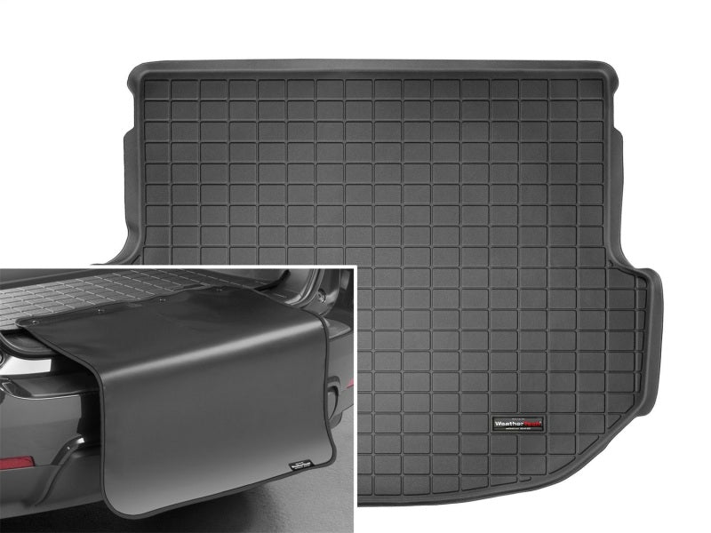 WeatherTech 13+ Hyundai Santa Fe Sport Cargo Liner w/ Bumper Protector - Black