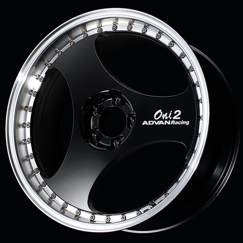 Advan ONI2 Progressive 20x9.5 / +25 Offset / 5x112 / 66.5mm Bore / Machining and Racing Gloss Black