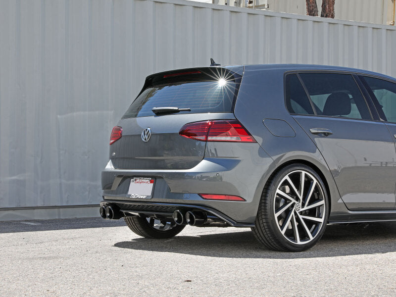 aFe POWER MACH Force-Xp 15-19 Volkswagen Golf R L4-2.0L(T) 304 SS Cat-Back Exhaust System - Black