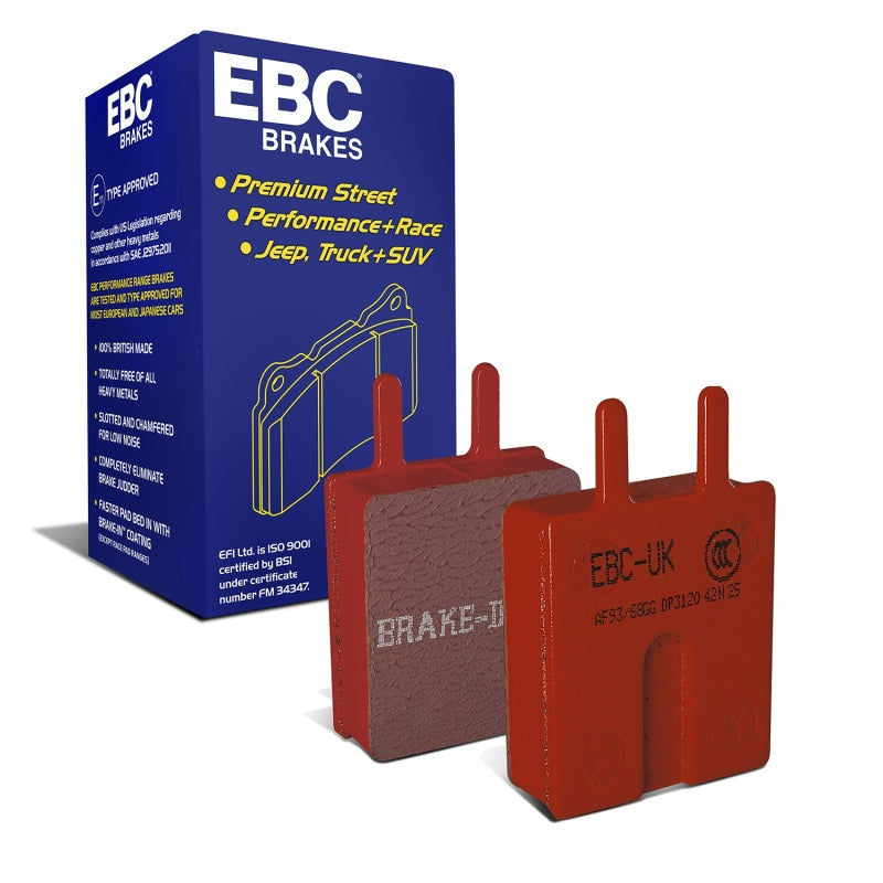 EBC 59-65 Aston Martin DB4 3.7 Vantage Redstuff Front Brake Pads