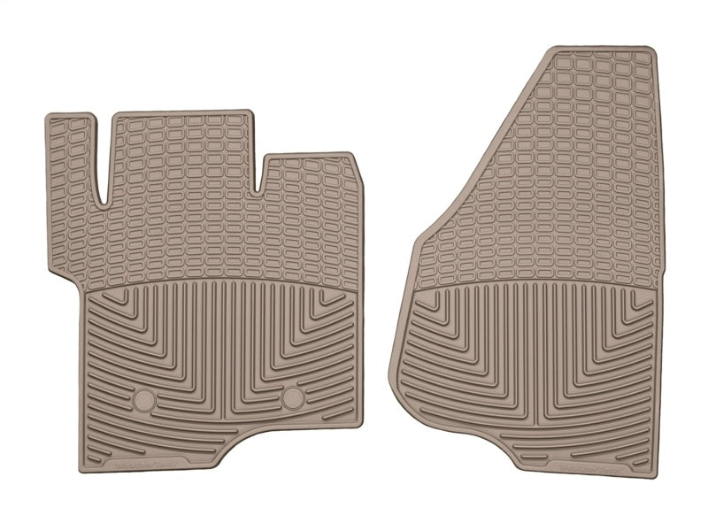 WeatherTech 11+ Ford Super Duty Front Rubber Mats - Tan