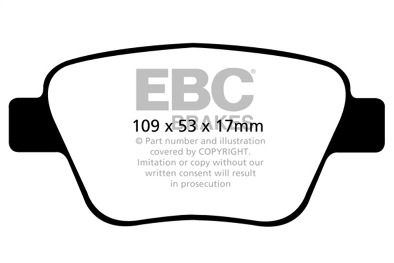 EBC 10-13 Audi A3 2.0T Bluestuff Rear Brake Pads
