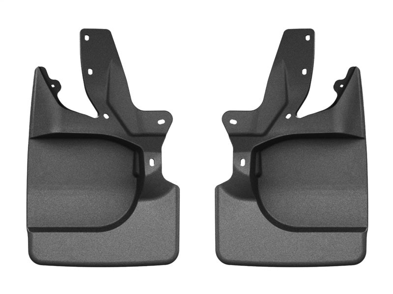 WeatherTech 21-25 Ford Bronco Front No Drill Mudflaps - Black