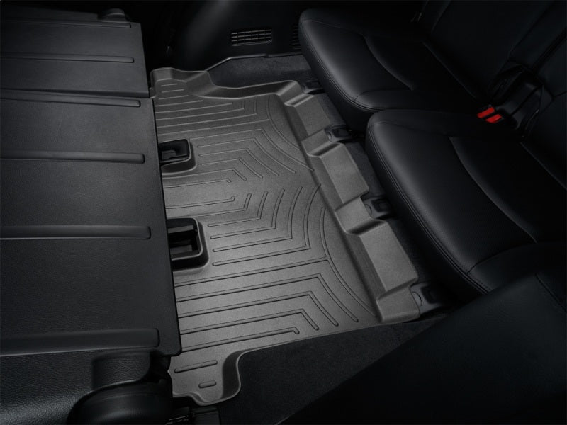 WeatherTech 09+ Kia Borrego Rear FloorLiner - Black