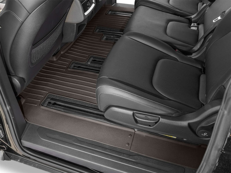 WeatherTech 22-24 Kia Carnival Rear FloorLiner HP - Cocoa