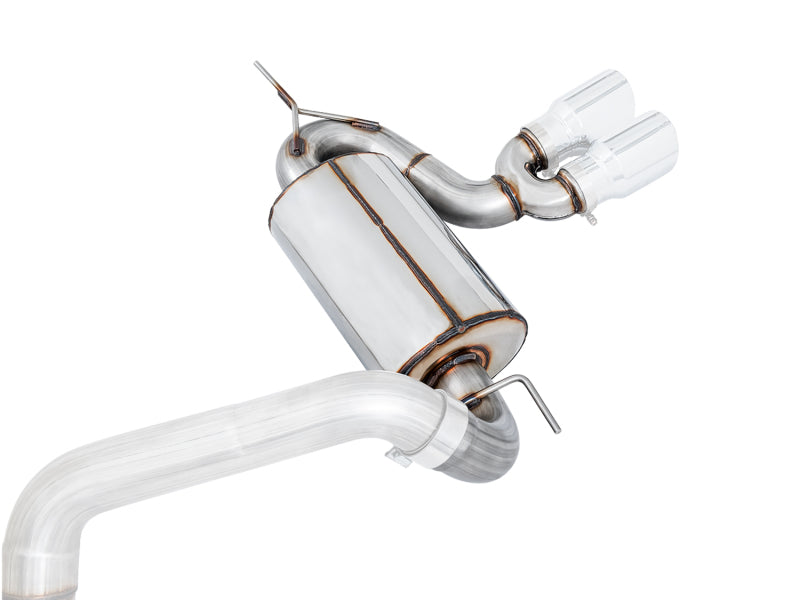 AWE Tuning Ford Focus ST Touring Edition Cat-Back Exhaust - Resonated - Chrome Silver Tips
