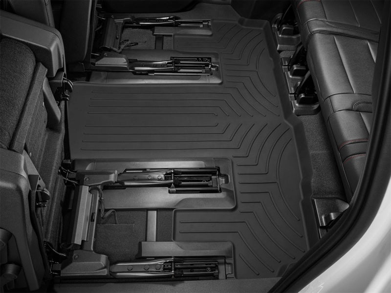 WeatherTech 2021+ Cadillac Escalade ESV Rear 2nd Row FloorLiner HP - Black