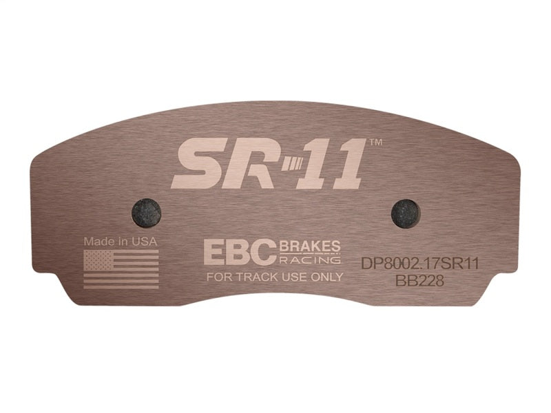 EBC Racing 01-02 AC Cobra 3.5TT SR-11 Sintered Race Front/Rear Brake Pads