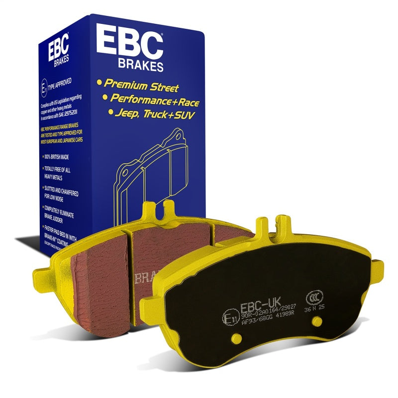 EBC 12-14 Mercedes-Benz C250 (W204) 1.8 Turbo Yellowstuff Front Brake Pads