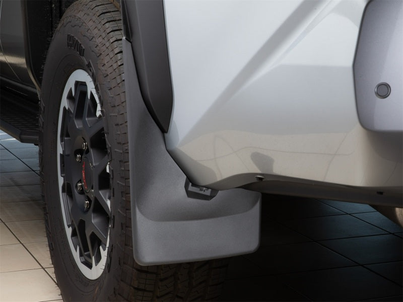 WeatherTech 25-26 Toyota 4Runner Rear Mudflaps - Black